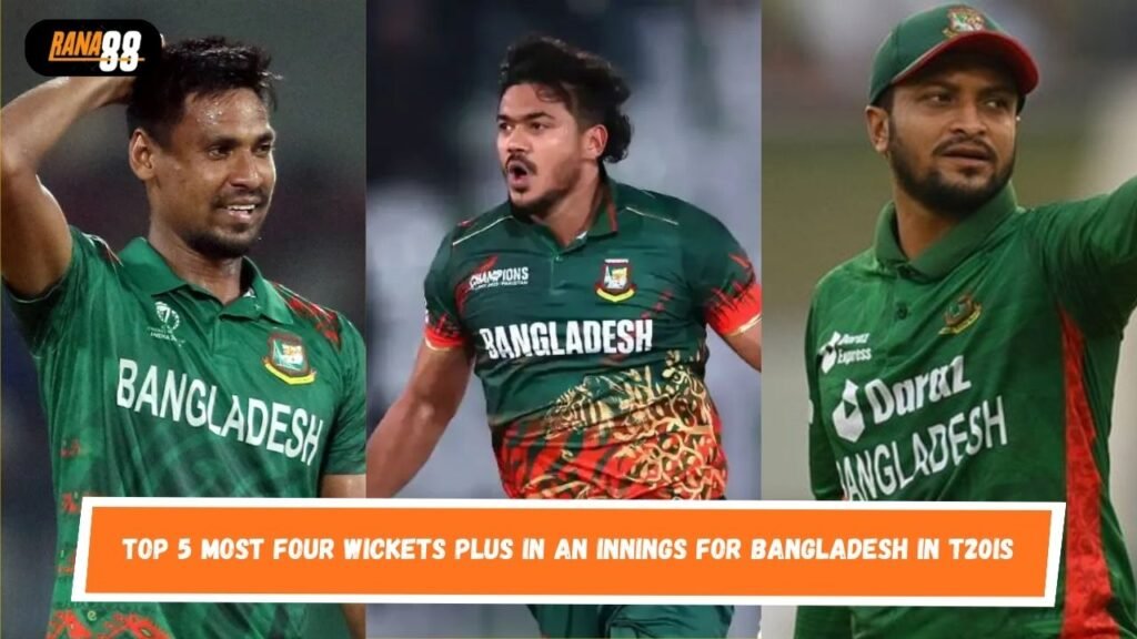Most four wickets plus in an innings for Bangladesh in T20Is