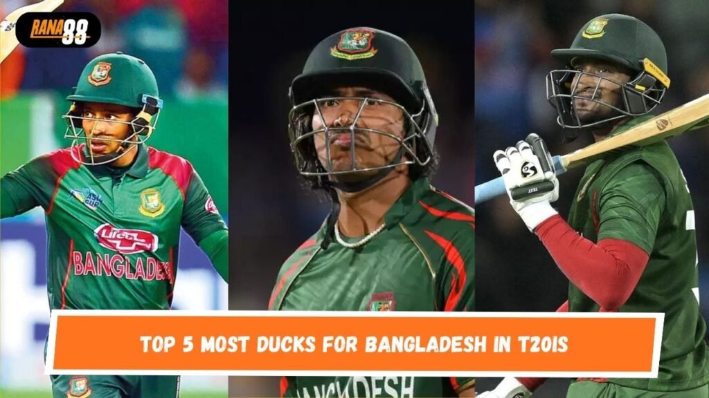 Most ducks for Bangladesh in T20Is
