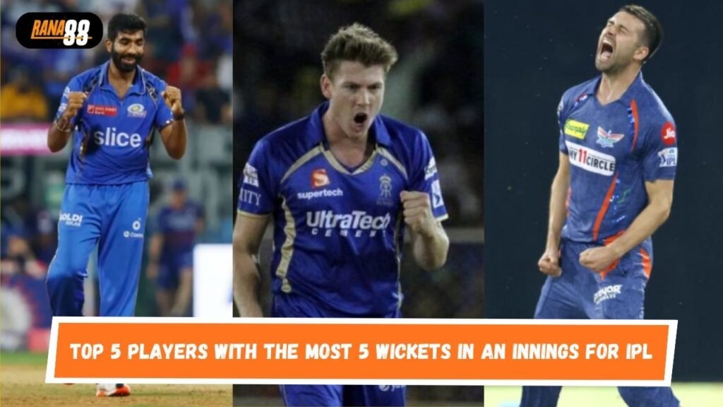 Most 5 Wickets in an Innings for IPL