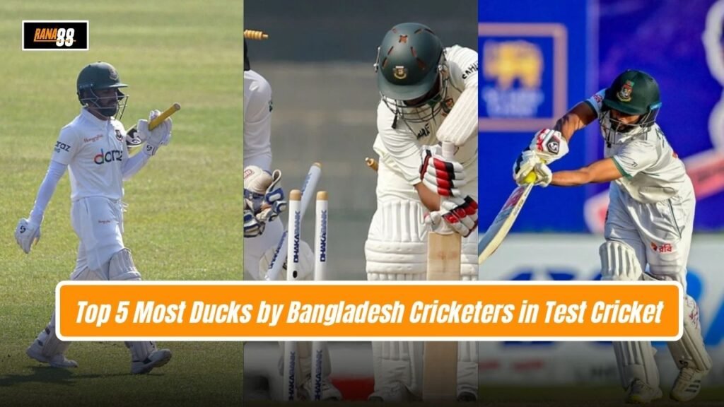 Most Ducks by Bangladesh Cricketers in Test Cricket