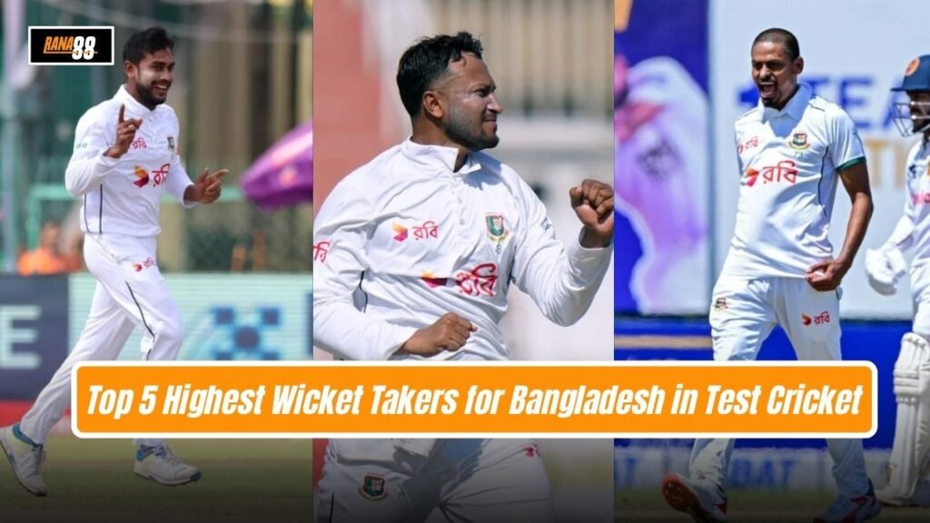 Highest Wicket Takers for Bangladesh in Test Cricket
