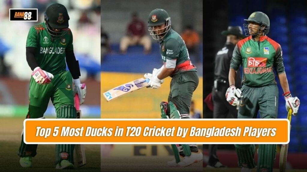 Most Ducks in T20 Cricket by Bangladesh