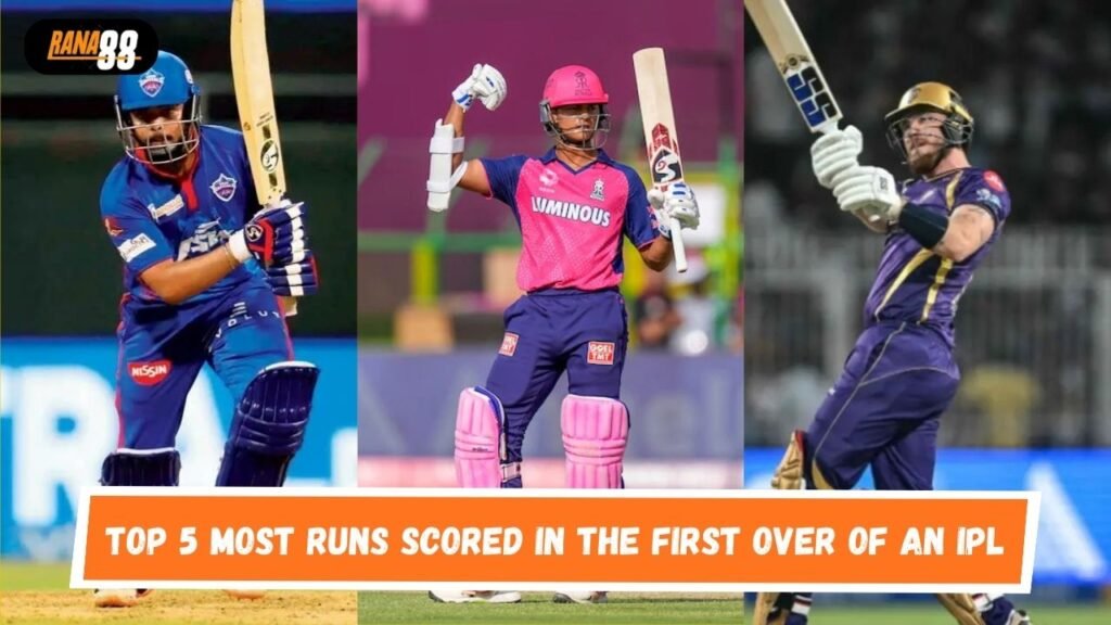 Most runs scored in the first over of an IPL